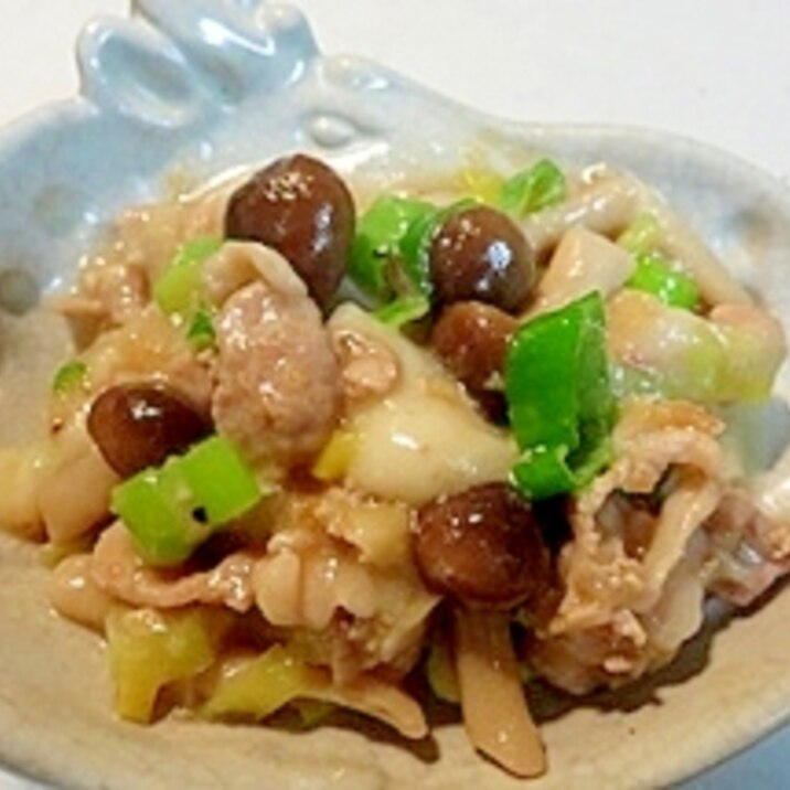 簡単!豚肉生姜モチモチ炒め